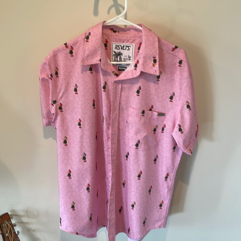 Rsvlts button down aloha shirt